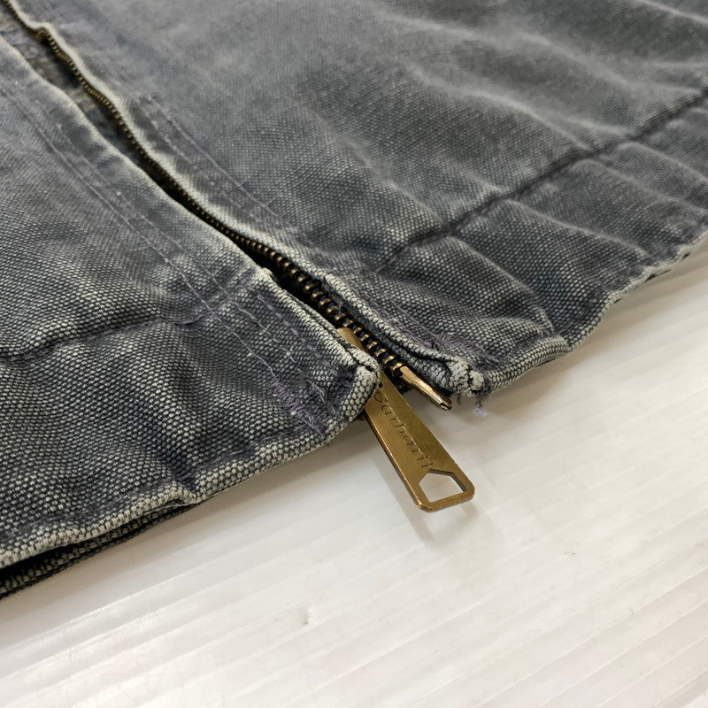 【ジャンク品】【メンズ】 CARHARTT カーハート DETROIT JACKET J97PTL デトロイト ジャケット アウター USA製 145-260508-ks-28-tei サイズ：XL カラー：グレー 万代Net店