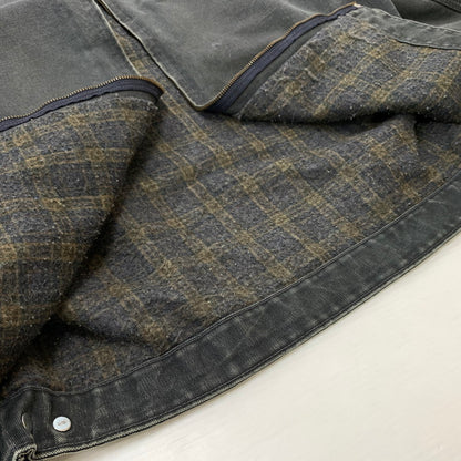 【ジャンク品】【メンズ】 CARHARTT カーハート DETROIT JACKET J97PTL デトロイト ジャケット アウター USA製 145-260508-ks-28-tei サイズ：XL カラー：グレー 万代Net店