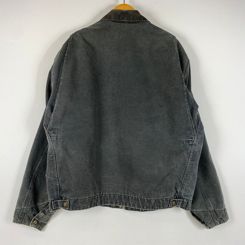 【ジャンク品】【メンズ】 CARHARTT カーハート DETROIT JACKET J97PTL デトロイト ジャケット アウター USA製 145-260508-ks-28-tei サイズ：XL カラー：グレー 万代Net店