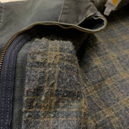 【ジャンク品】【メンズ】 CARHARTT カーハート DETROIT JACKET J97PTL デトロイト ジャケット アウター USA製 145-260508-ks-28-tei サイズ：XL カラー：グレー 万代Net店