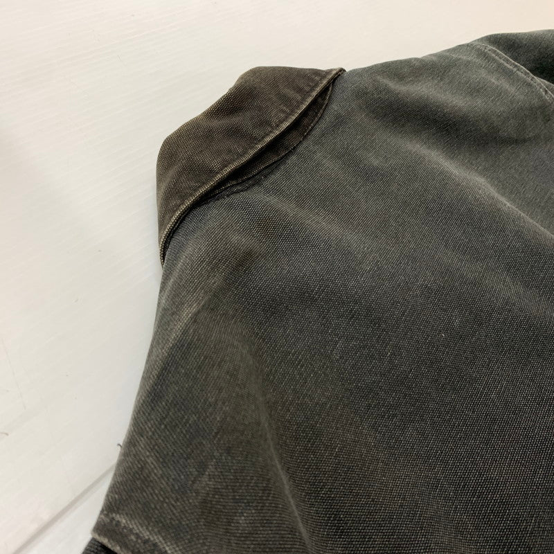 【ジャンク品】【メンズ】 CARHARTT カーハート DETROIT JACKET J97PTL デトロイト ジャケット アウター USA製 145-260508-ks-28-tei サイズ：XL カラー：グレー 万代Net店