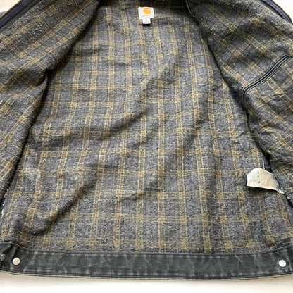 【ジャンク品】【メンズ】 CARHARTT カーハート DETROIT JACKET J97PTL デトロイト ジャケット アウター USA製 145-260508-ks-28-tei サイズ：XL カラー：グレー 万代Net店