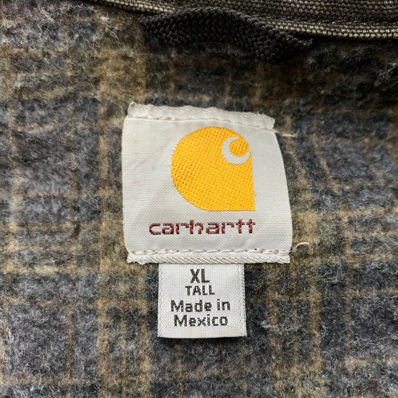 【ジャンク品】【メンズ】 CARHARTT カーハート DETROIT JACKET J97PTL デトロイト ジャケット アウター USA製 145-260508-ks-28-tei サイズ：XL カラー：グレー 万代Net店