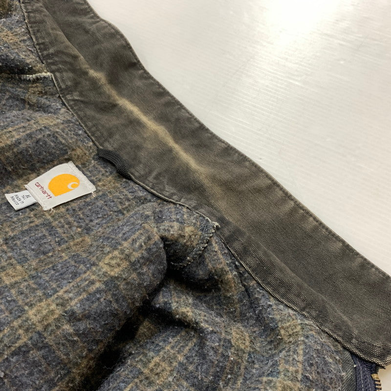 【ジャンク品】【メンズ】 CARHARTT カーハート DETROIT JACKET J97PTL デトロイト ジャケット アウター USA製 145-260508-ks-28-tei サイズ：XL カラー：グレー 万代Net店