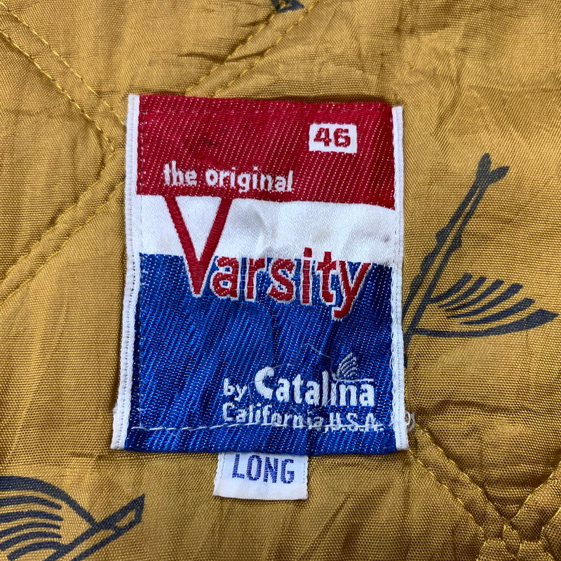 【ジャンク品】【メンズ】 CATALINA カタリナ 70~80's VARSITY CAP SHOULDER JACKET VINTAGE 70～80年代 バーシティ キャップ ショルダー ジャケット アウター ヴィンテージ 145-260508-ks-26-tei サイズ：46LONG カラー：レッド 万代Net店