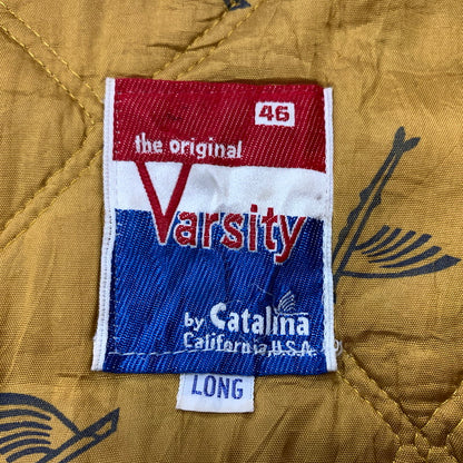 【ジャンク品】【メンズ】 CATALINA カタリナ 70~80's VARSITY CAP SHOULDER JACKET VINTAGE 70～80年代 バーシティ キャップ ショルダー ジャケット アウター ヴィンテージ 145-260508-ks-26-tei サイズ：46LONG カラー：レッド 万代Net店