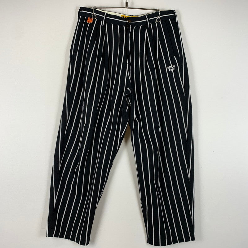 【中古品】【メンズ】 FAT エフエーティー × RED KAP レッドキャップ 別注 コラボ THREEKAP F32510-PN22 スリーキャップ ボトムス 153-260508-ks-29-tei サイズ：SKINNY カラー：ストライプ 万代Net店