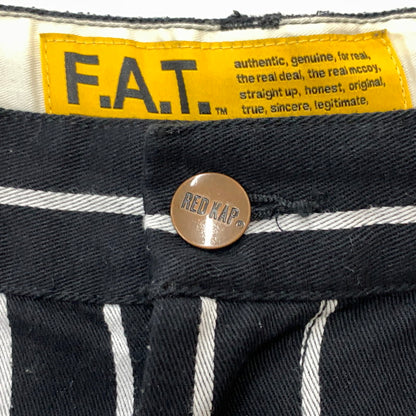 【中古品】【メンズ】 FAT エフエーティー × RED KAP レッドキャップ 別注 コラボ THREEKAP F32510-PN22 スリーキャップ ボトムス 153-260508-ks-29-tei サイズ：SKINNY カラー：ストライプ 万代Net店