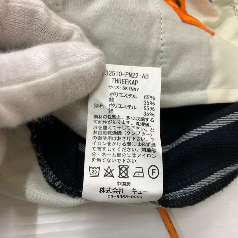 【中古品】【メンズ】 FAT エフエーティー × RED KAP レッドキャップ 別注 コラボ THREEKAP F32510-PN22 スリーキャップ ボトムス 153-260508-ks-29-tei サイズ：SKINNY カラー：ストライプ 万代Net店