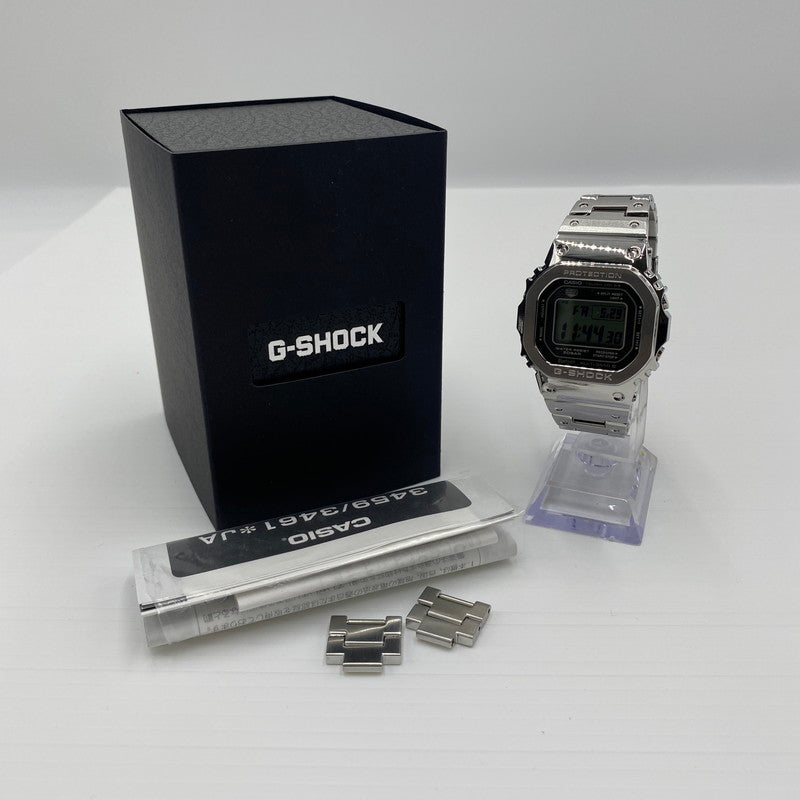 【中古品】【メンズ】 CASIO G-SHOCK FULL METAL 5000 SERIES GMW-B5000D-1JF ジーショック フルメタル 5000シリーズ デジタル腕時計 時計 アクセサリー 196-260529-ks-04-tei カラー：シルバー 万代Net店