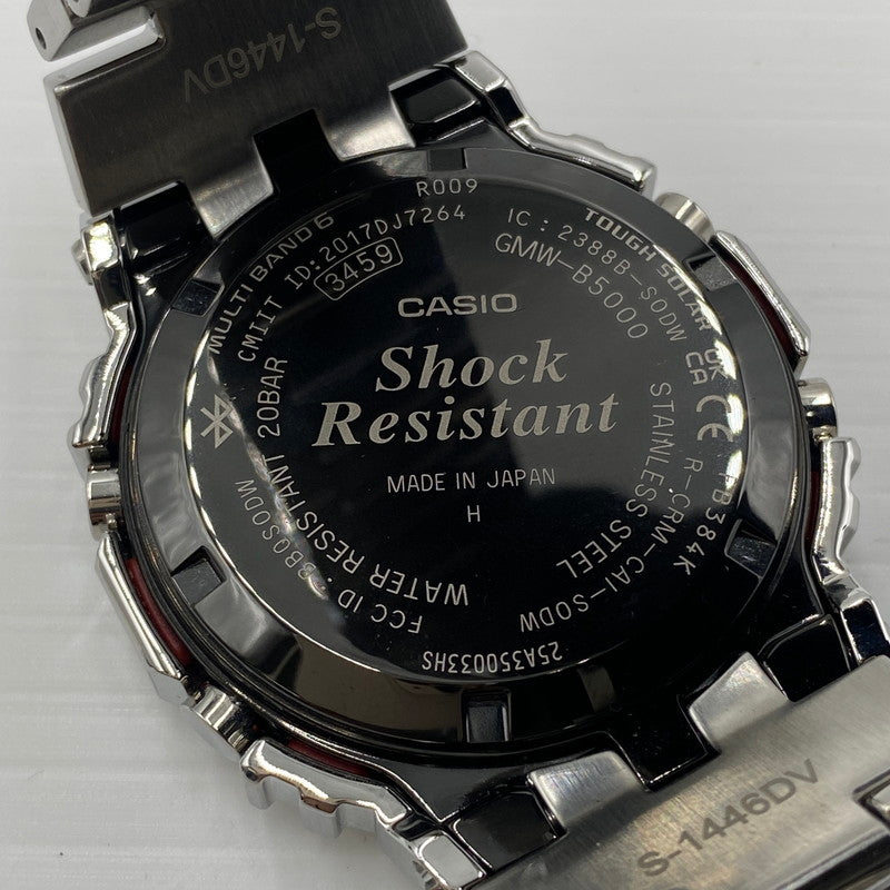 【中古品】【メンズ】 CASIO G-SHOCK FULL METAL 5000 SERIES GMW-B5000D-1JF ジーショック フルメタル 5000シリーズ デジタル腕時計 時計 アクセサリー 196-260529-ks-04-tei カラー：シルバー 万代Net店