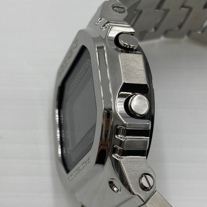 【中古品】【メンズ】 CASIO G-SHOCK FULL METAL 5000 SERIES GMW-B5000D-1JF ジーショック フルメタル 5000シリーズ デジタル腕時計 時計 アクセサリー 196-260529-ks-04-tei カラー：シルバー 万代Net店