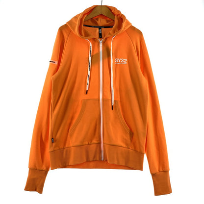 【中古品】【メンズ】 SY32 by SWEET YEARS エスワイサーティトゥバイスウィートイヤーズ FLASH COLOR ZIP HOODIE 12004 フレッシュカラー ジップアップ フーディ 長袖 トップス パーカー 147-260703-yo-06-tei サイズ：L カラー：オレンジ 万代Net店