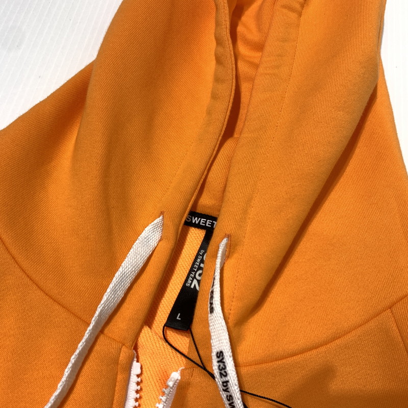 【中古品】【メンズ】 SY32 by SWEET YEARS エスワイサーティトゥバイスウィートイヤーズ FLASH COLOR ZIP HOODIE 12004 フレッシュカラー ジップアップ フーディ 長袖 トップス パーカー 147-260703-yo-06-tei サイズ：L カラー：オレンジ 万代Net店