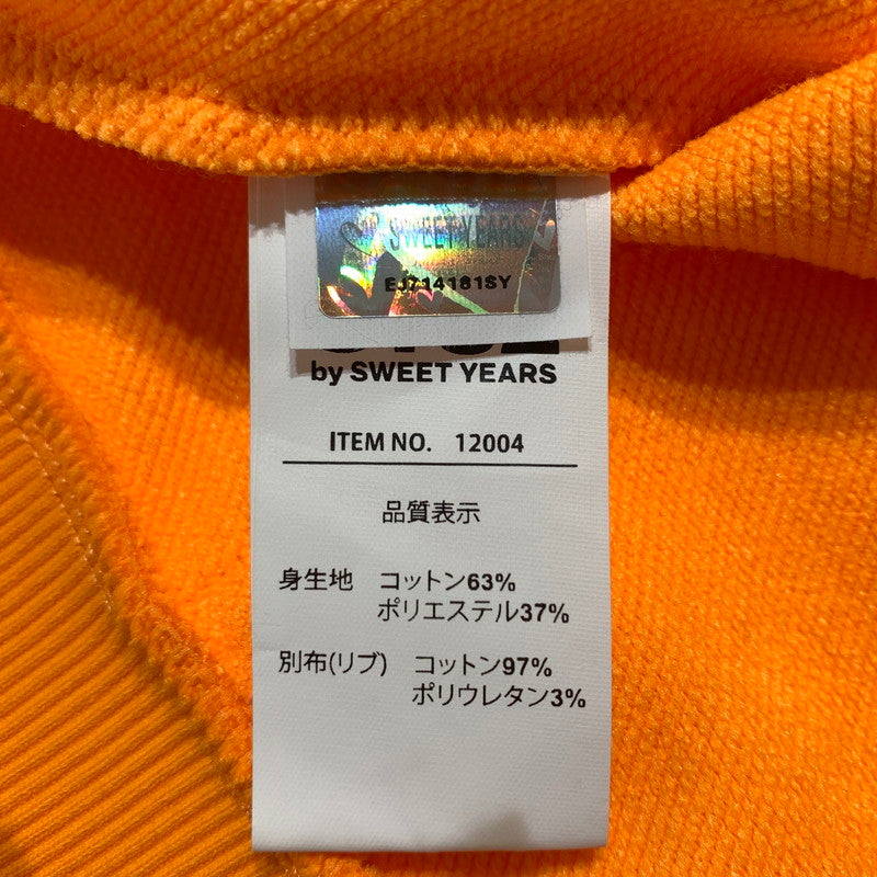 【中古品】【メンズ】 SY32 by SWEET YEARS エスワイサーティトゥバイスウィートイヤーズ FLASH COLOR ZIP HOODIE 12004 フレッシュカラー ジップアップ フーディ 長袖 トップス パーカー 147-260703-yo-06-tei サイズ：L カラー：オレンジ 万代Net店