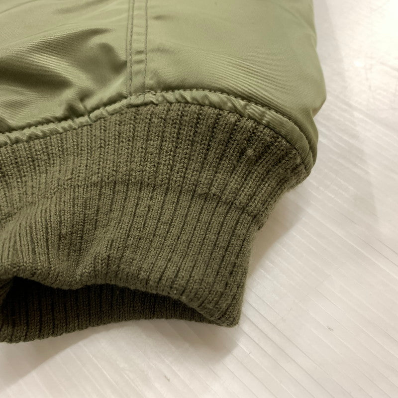 【現状渡し品】【メンズ】 NEIGHBORHOOD ネイバーフッド 25AW MA-1 FLIGHT JACKET MOD 252SPNH-JKM02 MA-1 フライト ジャケット アウター 142-260508-ks-27-tei サイズ：M カラー：カーキ 万代Net店