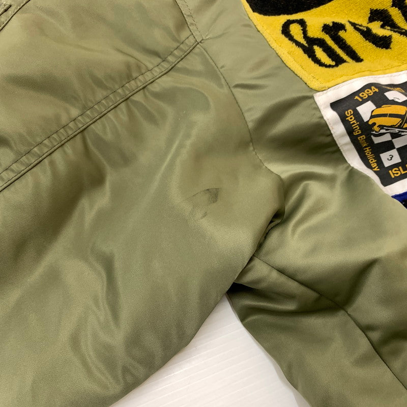 【現状渡し品】【メンズ】 NEIGHBORHOOD ネイバーフッド 25AW MA-1 FLIGHT JACKET MOD 252SPNH-JKM02 MA-1 フライト ジャケット アウター 142-260508-ks-27-tei サイズ：M カラー：カーキ 万代Net店