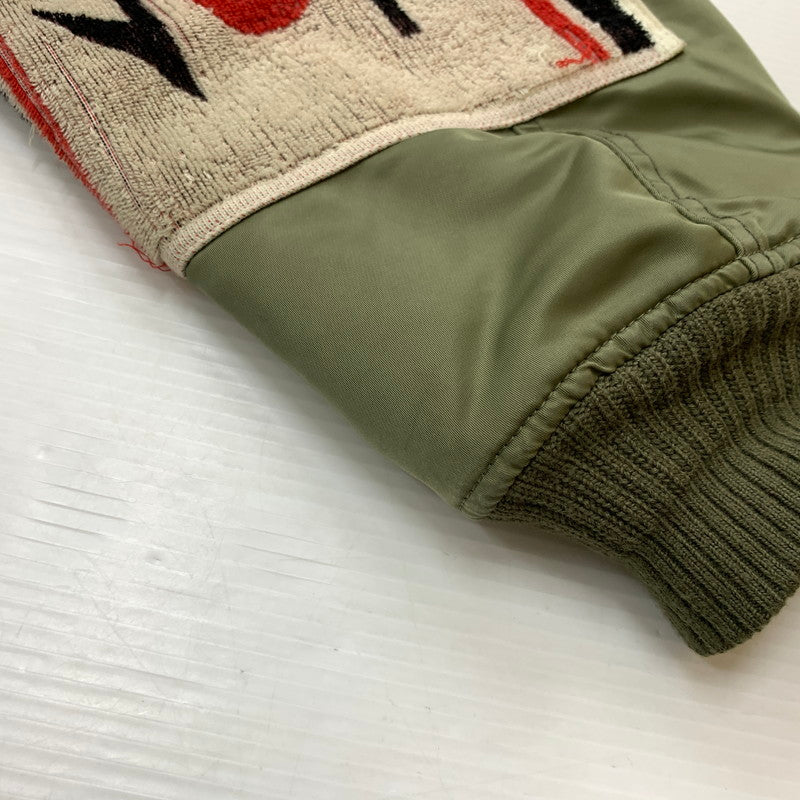 【現状渡し品】【メンズ】 NEIGHBORHOOD ネイバーフッド 25AW MA-1 FLIGHT JACKET MOD 252SPNH-JKM02 MA-1 フライト ジャケット アウター 142-260508-ks-27-tei サイズ：M カラー：カーキ 万代Net店