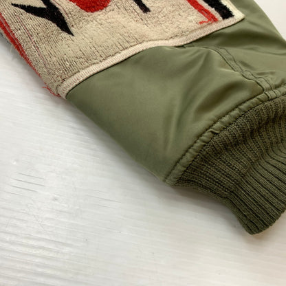 【現状渡し品】【メンズ】 NEIGHBORHOOD ネイバーフッド 25AW MA-1 FLIGHT JACKET MOD 252SPNH-JKM02 MA-1 フライト ジャケット アウター 142-260508-ks-27-tei サイズ：M カラー：カーキ 万代Net店