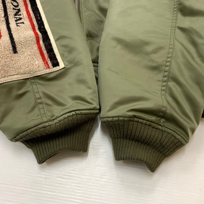 【現状渡し品】【メンズ】 NEIGHBORHOOD ネイバーフッド 25AW MA-1 FLIGHT JACKET MOD 252SPNH-JKM02 MA-1 フライト ジャケット アウター 142-260508-ks-27-tei サイズ：M カラー：カーキ 万代Net店