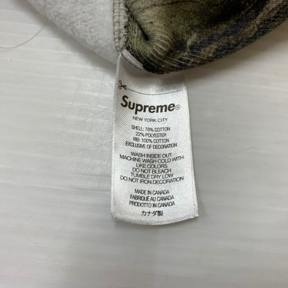 【中古品】【メンズ】 SUPREME シュプリーム BOXLOGO HOODED SWEAT SHIRT ボックス ロゴ フーディ スウェットシャツ トップス プルオーバーパーカー 149-260513-ko-05-tei サイズ：L カラー：カーキ 万代Net店