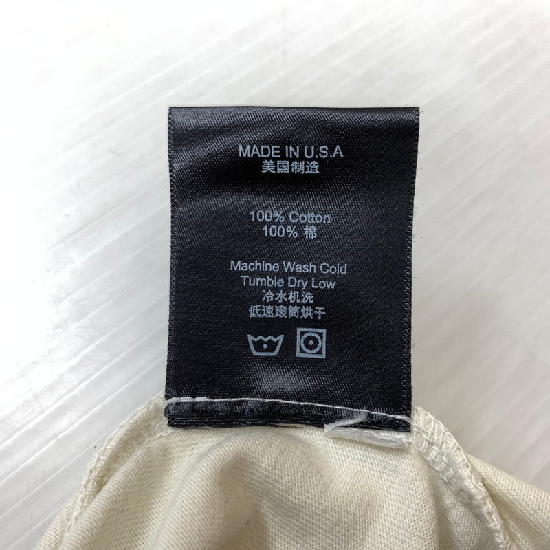 【中古品】【メンズ】 RHUDE ルード NICE T-SHIRT ナイス Tシャツ 半袖 トップス USA製 141-260508-ks-20-tei サイズ：L カラー：ホワイト 万代Net店