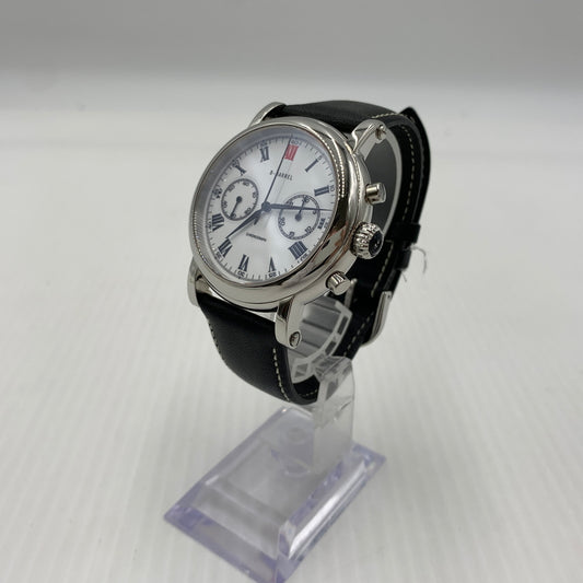【中古品】【メンズ】 B-BARRELビーバレル SIMPLE CHRONOGRAPH BB-0036 シンプル 天津クロノグラフ 自動巻き腕時計 197-260814-yo-14-tei カラー：シルバー 万代Net店