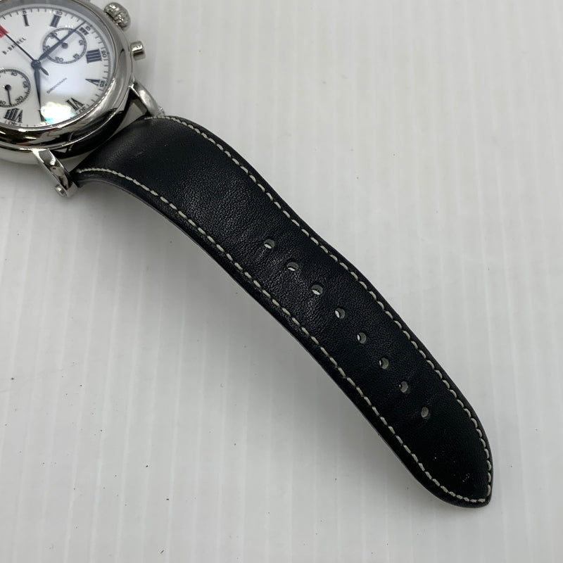 【中古品】【メンズ】 B-BARRELビーバレル SIMPLE CHRONOGRAPH BB-0036 シンプル 天津クロノグラフ 自動巻き腕時計 197-260814-yo-14-tei カラー：シルバー 万代Net店