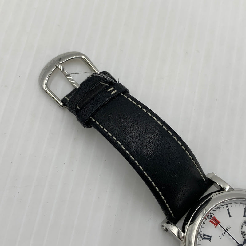 【中古品】【メンズ】 B-BARRELビーバレル SIMPLE CHRONOGRAPH BB-0036 シンプル 天津クロノグラフ 自動巻き腕時計 197-260814-yo-14-tei カラー：シルバー 万代Net店