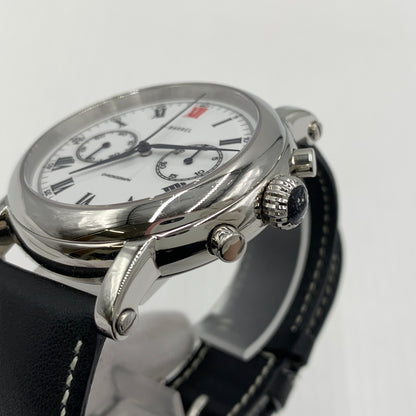 【中古品】【メンズ】 B-BARRELビーバレル SIMPLE CHRONOGRAPH BB-0036 シンプル 天津クロノグラフ 自動巻き腕時計 197-260814-yo-14-tei カラー：シルバー 万代Net店