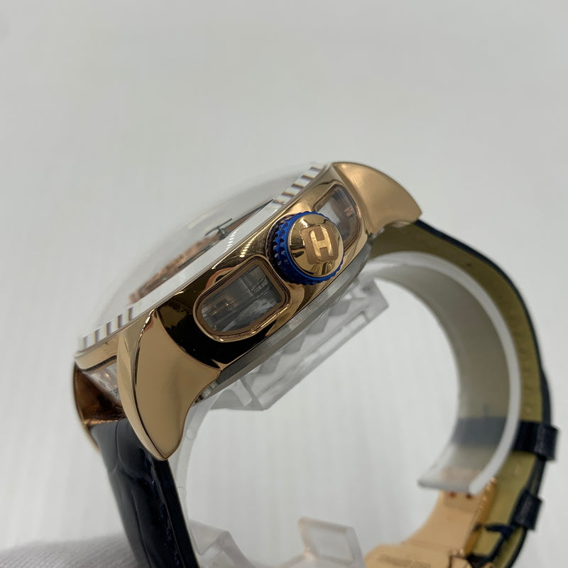 【中古品】【メンズ】 HANBORO ハンボロ CELESTIAL BODY SERIES NIGHT SKY AUTOMATIC WATCH セレスティアルシリーズ 自動巻き腕時計 天体モチーフ 197-260814-yo-13-tei カラー：ゴールド 万代Net店