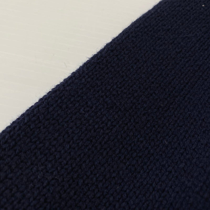 【中古品】【メンズ】 X-LARGE エクストララージ COLLEGE LOGO CREWNECK KNIT 101204015001 カレッジロゴ クルーネックニット トップス セーター 142-260716-ss-02-tei サイズ：M カラー：ネイビー 万代Net店