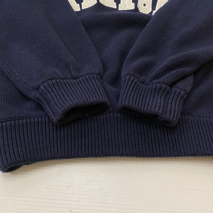 【中古品】【メンズ】 X-LARGE エクストララージ COLLEGE LOGO CREWNECK KNIT 101204015001 カレッジロゴ クルーネックニット トップス セーター 142-260716-ss-02-tei サイズ：M カラー：ネイビー 万代Net店