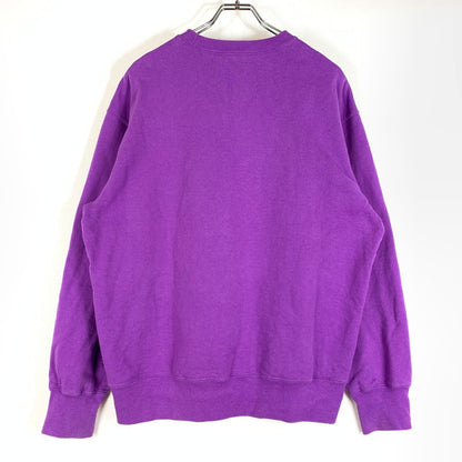 【中古品】【メンズ】 SUPREME シュプリーム SMALL BOX LOGO CREWNECK スモール ボックス ロゴ クルーネック スウェット トップス トレーナー 149-260513-ko-02-tei サイズ：M カラー：パープル 万代Net店