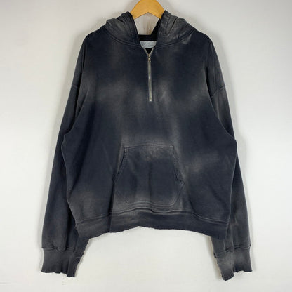 【中古品】【メンズ】 ANCELLM アンセルム 26SS LIGHT LOOP ZIP HOODIE ANC-CT148 ライト ループ ジップ フーディ トップス プルオーバーパーカー ハーフジップ 140-260510-ko-10-tei サイズ：1 カラー：グレー 万代Net店