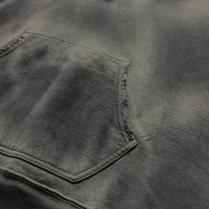 【中古品】【メンズ】 ANCELLM アンセルム 26SS LIGHT LOOP ZIP HOODIE ANC-CT148 ライト ループ ジップ フーディ トップス プルオーバーパーカー ハーフジップ 140-260510-ko-10-tei サイズ：1 カラー：グレー 万代Net店