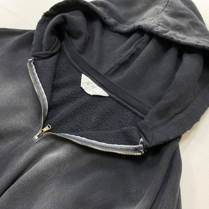 【中古品】【メンズ】 ANCELLM アンセルム 26SS LIGHT LOOP ZIP HOODIE ANC-CT148 ライト ループ ジップ フーディ トップス プルオーバーパーカー ハーフジップ 140-260510-ko-10-tei サイズ：1 カラー：グレー 万代Net店