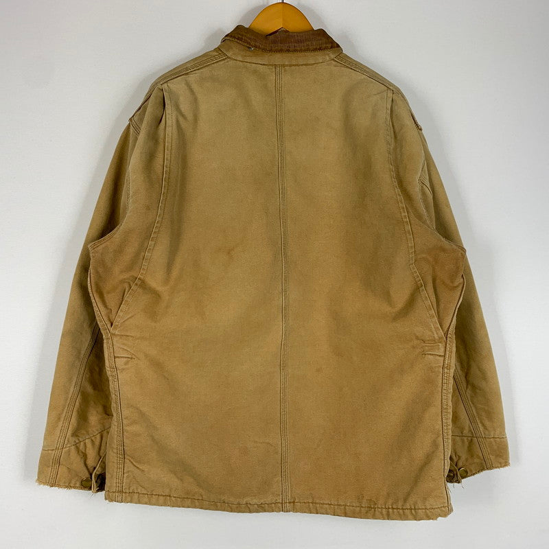 【現状渡し品】【メンズ】 Carhartt カーハート 100YEARS MICHIGAN CHORE COAT ミシガン ワークコート アウター ワークジャケット 145-260510-ko-13-fuzh サイズ：不明 カラー：ベージュ 万代Net店