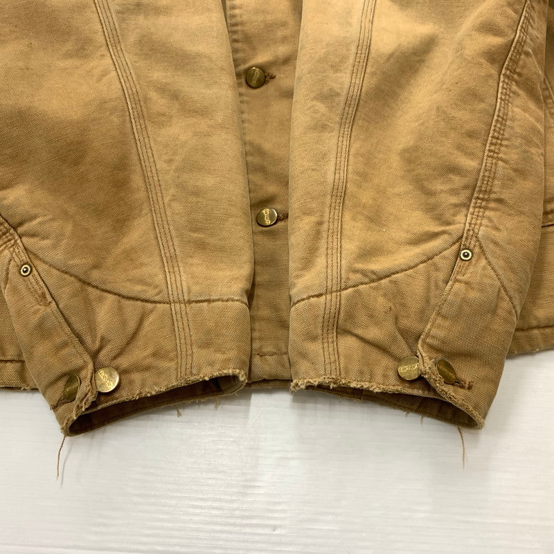 【現状渡し品】【メンズ】 Carhartt カーハート 100YEARS MICHIGAN CHORE COAT ミシガン ワークコート アウター ワークジャケット 145-260510-ko-13-fuzh サイズ：不明 カラー：ベージュ 万代Net店