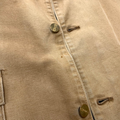 【現状渡し品】【メンズ】 Carhartt カーハート 100YEARS MICHIGAN CHORE COAT ミシガン ワークコート アウター ワークジャケット 145-260510-ko-13-fuzh サイズ：不明 カラー：ベージュ 万代Net店
