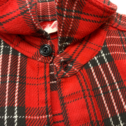【現状渡し品】【メンズ】 FROSTPROOF フロストプルーフ 60-70's FLANNEL SHIRT VINTAGE 60-70年代 フランネル シャツ トップス ネルシャツ ヴィンテージ 145-260510-ko-04-tei サイズ：15.5 カラー：レッド 万代Net店