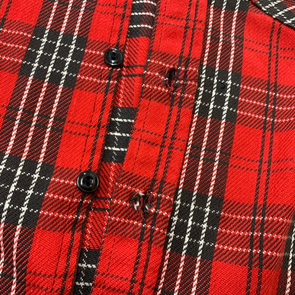 【現状渡し品】【メンズ】 FROSTPROOF フロストプルーフ 60-70's FLANNEL SHIRT VINTAGE 60-70年代 フランネル シャツ トップス ネルシャツ ヴィンテージ 145-260510-ko-04-tei サイズ：15.5 カラー：レッド 万代Net店