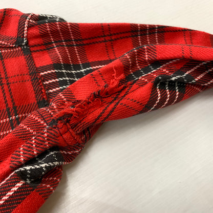 【現状渡し品】【メンズ】 FROSTPROOF フロストプルーフ 60-70's FLANNEL SHIRT VINTAGE 60-70年代 フランネル シャツ トップス ネルシャツ ヴィンテージ 145-260510-ko-04-tei サイズ：15.5 カラー：レッド 万代Net店