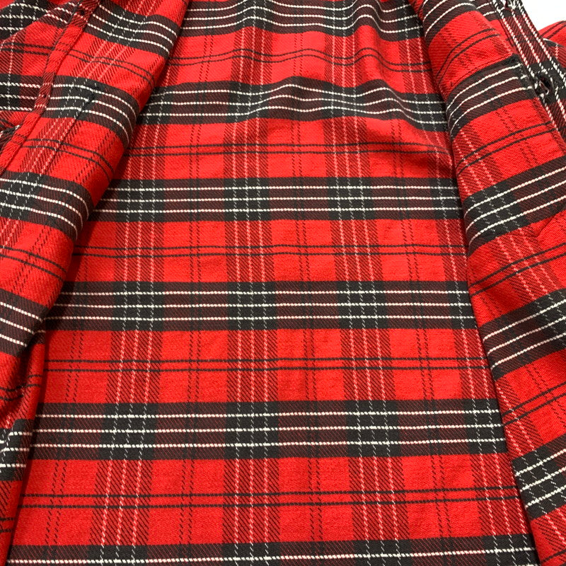【現状渡し品】【メンズ】 FROSTPROOF フロストプルーフ 60-70's FLANNEL SHIRT VINTAGE 60-70年代 フランネル シャツ トップス ネルシャツ ヴィンテージ 145-260510-ko-04-tei サイズ：15.5 カラー：レッド 万代Net店
