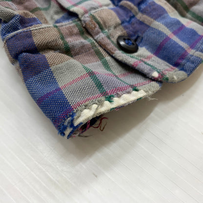【現状渡し品】【メンズ】 SIMONIN FRERES シモン フレース FLANNEL SHIRT VINTAGE フランネル シャツ トップス ネルシャツ ヴィンテージ 145-260510-ko-05-tei サイズ：不明 カラー：ブルー 万代Net店