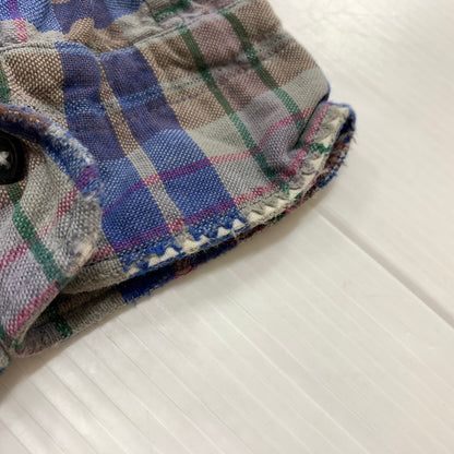 【現状渡し品】【メンズ】 SIMONIN FRERES シモン フレース FLANNEL SHIRT VINTAGE フランネル シャツ トップス ネルシャツ ヴィンテージ 145-260510-ko-05-tei サイズ：不明 カラー：ブルー 万代Net店