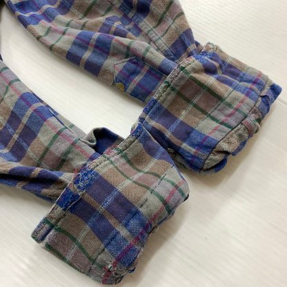 【現状渡し品】【メンズ】 SIMONIN FRERES シモン フレース FLANNEL SHIRT VINTAGE フランネル シャツ トップス ネルシャツ ヴィンテージ 145-260510-ko-05-tei サイズ：不明 カラー：ブルー 万代Net店