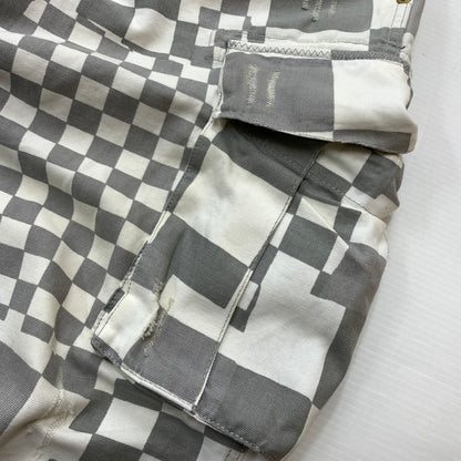 【現状渡し品】【メンズ】 ERL イーアールエル UNISEX PRINTED CARGO PANTS ERL08P005 プリント カーゴ パンツ ボトムス 152-260510-ko-27-tei サイズ：S カラー：ホワイト 万代Net店