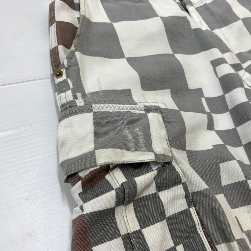 【現状渡し品】【メンズ】 ERL イーアールエル UNISEX PRINTED CARGO PANTS ERL08P005 プリント カーゴ パンツ ボトムス 152-260510-ko-27-tei サイズ：S カラー：ホワイト 万代Net店
