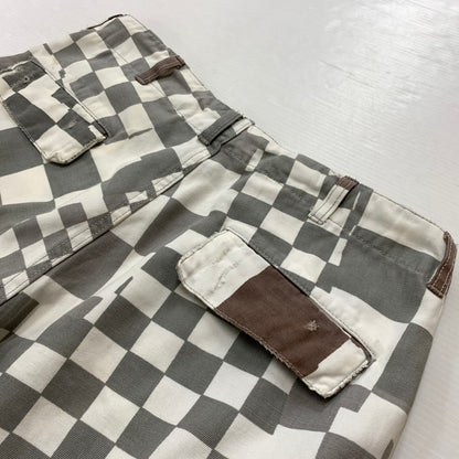 【現状渡し品】【メンズ】 ERL イーアールエル UNISEX PRINTED CARGO PANTS ERL08P005 プリント カーゴ パンツ ボトムス 152-260510-ko-27-tei サイズ：S カラー：ホワイト 万代Net店